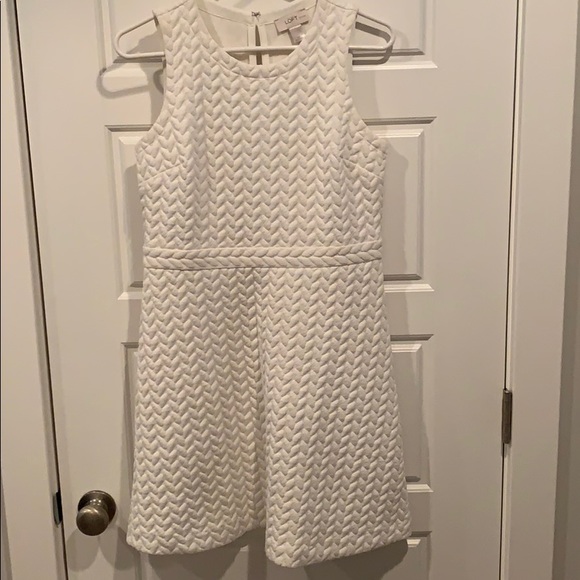 LOFT White Skater dress - Picture 1 of 4